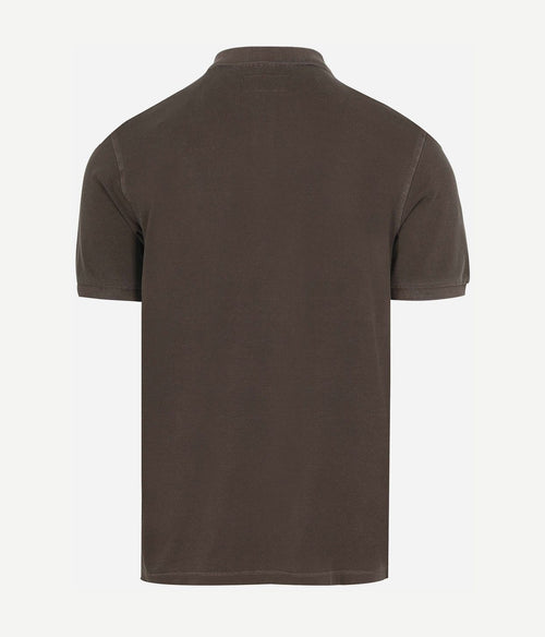 Poloshirt piqué nickle bruin