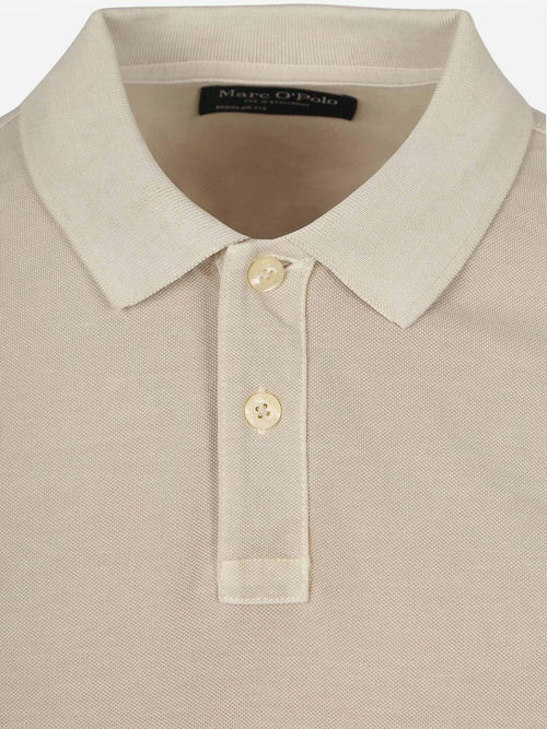 Poloshirt piqué oat beige