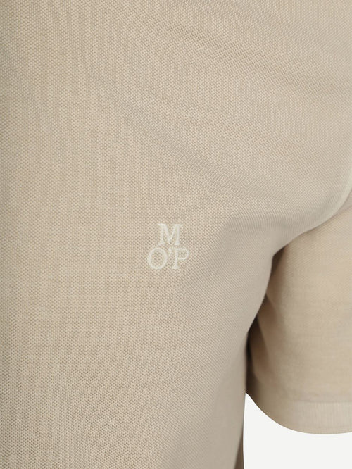Poloshirt piqué oat beige