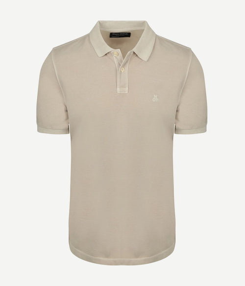 Poloshirt piqué oat beige