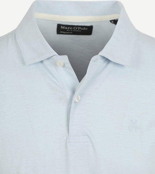 Marc o'polo poloshirt slubs starlight blauw