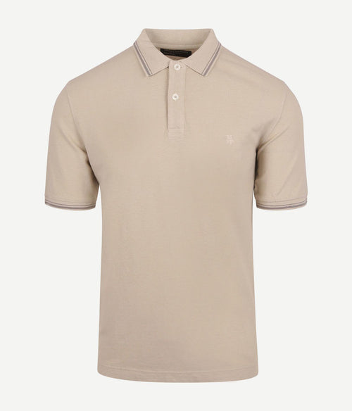 Marc o'polo poloshirt solid overdye ecru