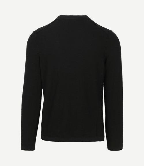 Pullover linen blend donkerblauw