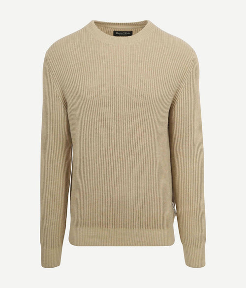 Marc o'polo pullover wol blend beige | Regular-fit
