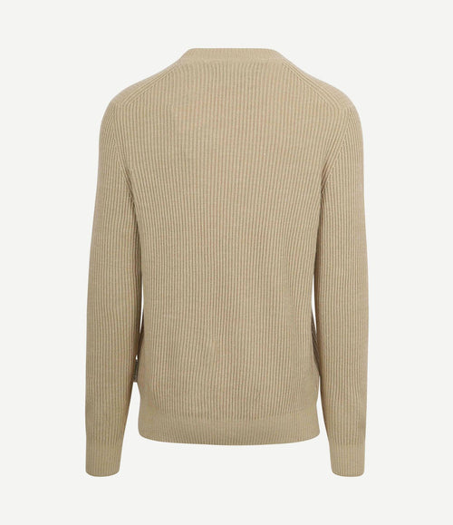 Pullover wol blend beige