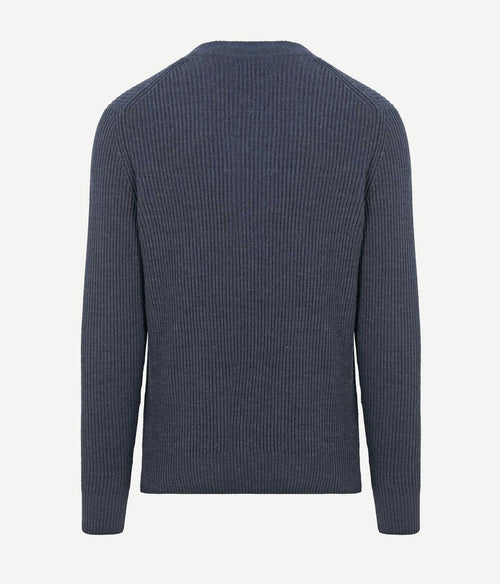 Marc o'polo pullover wol blend donkerblauw | Regular-fit