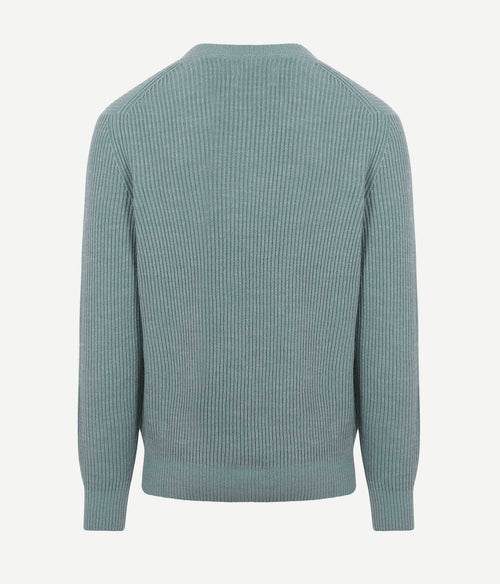 Marc o'polo pullover wol blend staalblauw | Regular-fit
