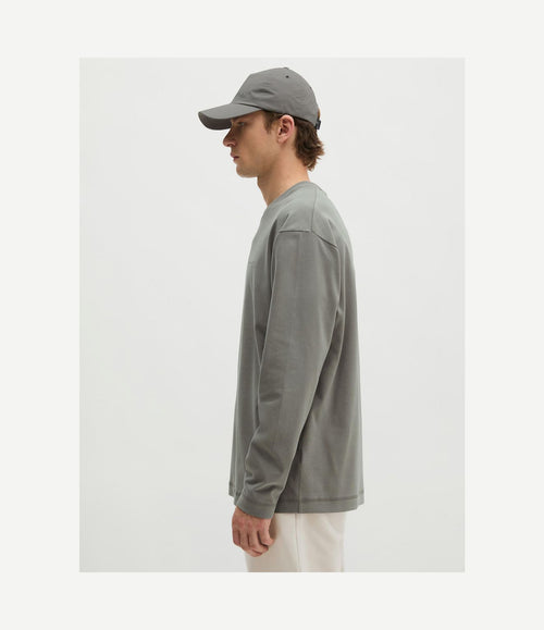 Longsleeve heavy t-shirt graphite dust