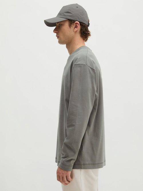 Longsleeve heavy t-shirt graphite dust