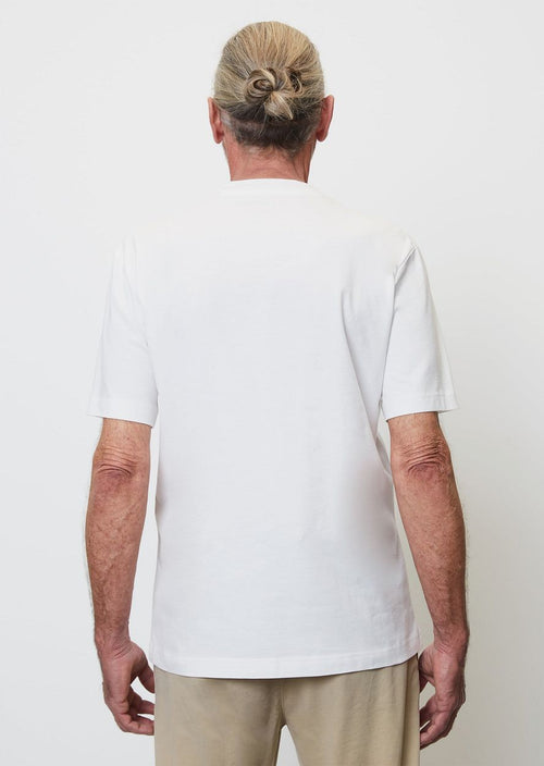 Marc o'polo t-shirt bloem wit | Regular-fit