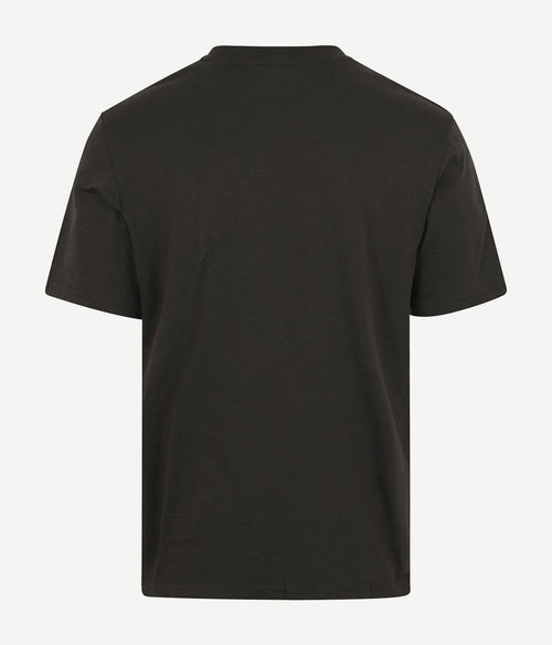 Marc o'polo t-shirt logo antraciet | Regular-fit