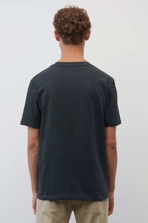 Marc o'polo t-shirt logo antraciet | Regular-fit