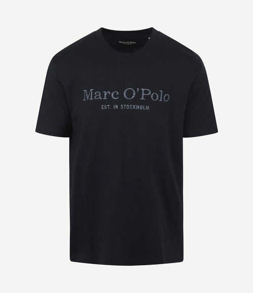 T-shirt logo donkerblauw