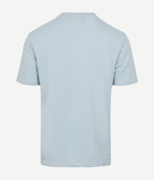 Marc o'polo t-shirt slubs lichtblauw | Regular-fit