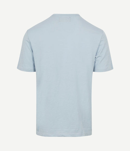 T-shirt slubs lichtblauw