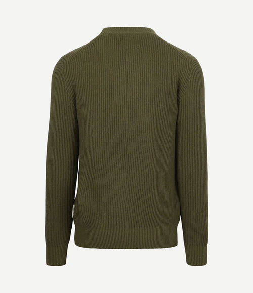 Pullover wol blend groen