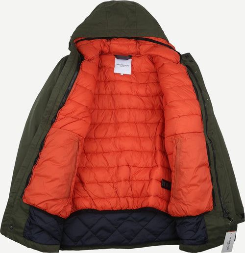 2-in-1 parka pine groen