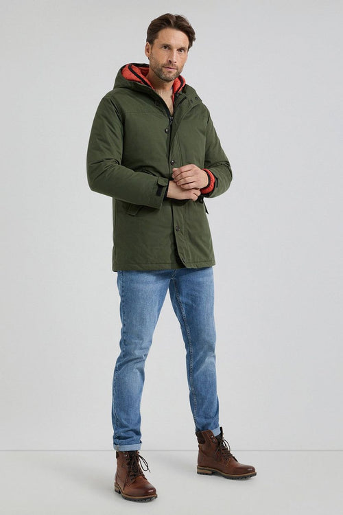 2-in-1 parka pine groen