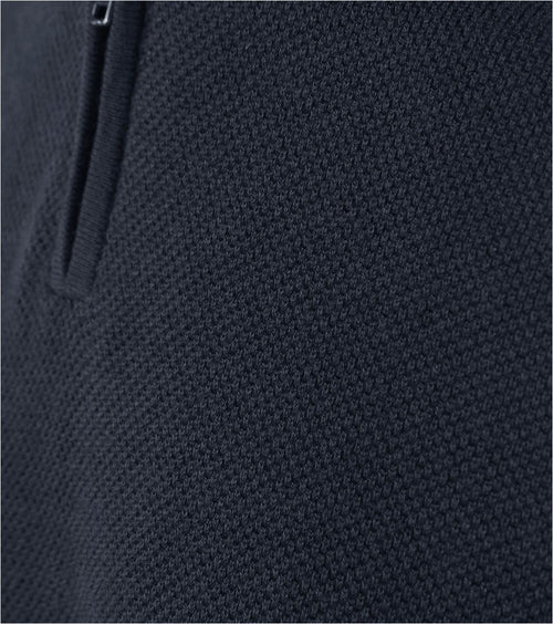 McGregor halve rits trui merino blend donkerblauw | Regular-fit