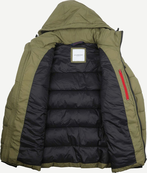 McGregor jas hooded puffer groen | Regular-fit