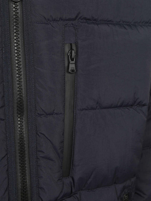 McGregor jas hooded puffer donkerblauw | Regular-fit