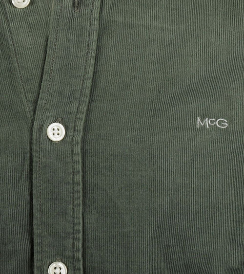 McGregor overhemd corduroy sage groen | Regular-fit