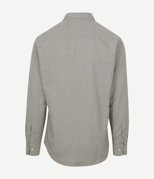 McGregor overhemd flanel melange grijs | Regular-fit