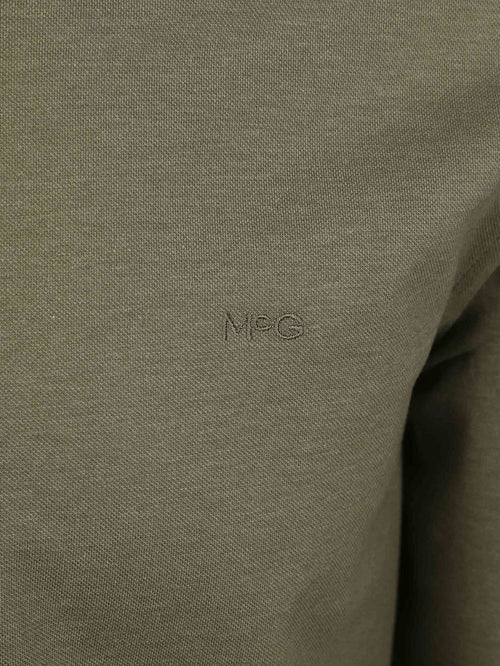 Overhemd piqué stretch groen