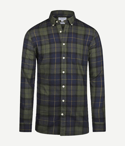 McGregor overhemd ruit groen blauw | Regular-fit