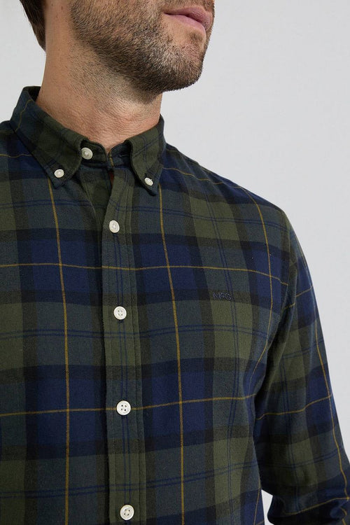 McGregor overhemd ruit groen blauw | Regular-fit