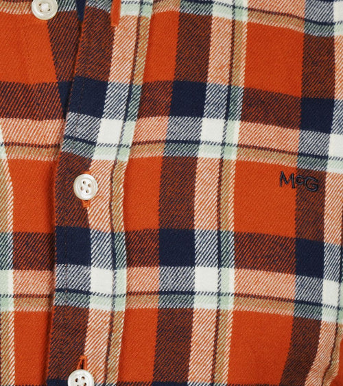 McGregor overhemd ruit oranje | Regular-fit