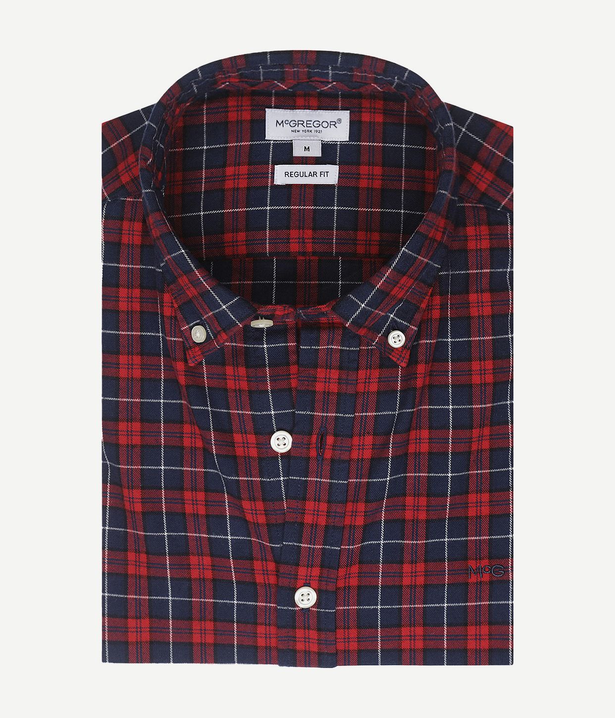 McGregor overhemd ruit rood blauw | Regular-fit | Steppin' Out
