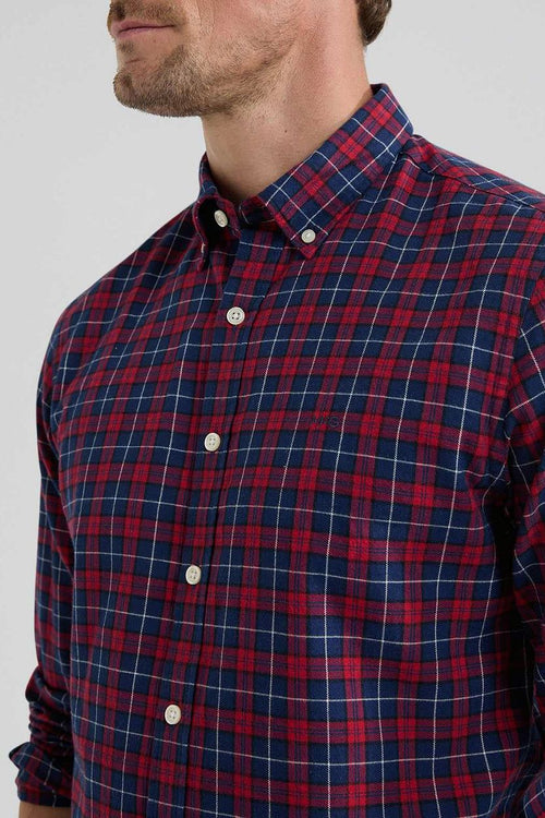 McGregor overhemd ruit rood blauw | Regular-fit