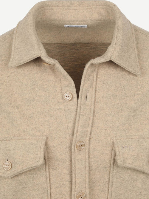McGregor overshirt beige | Regular-fit