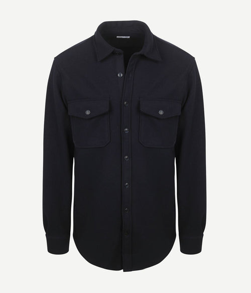 Overshirt donkerblauw