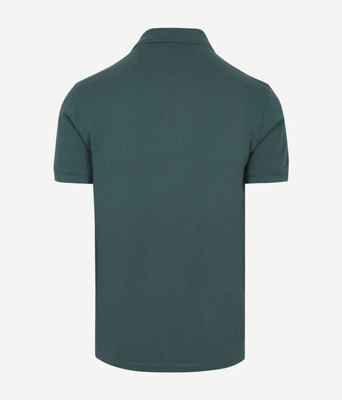 Piqué polo donkergroen