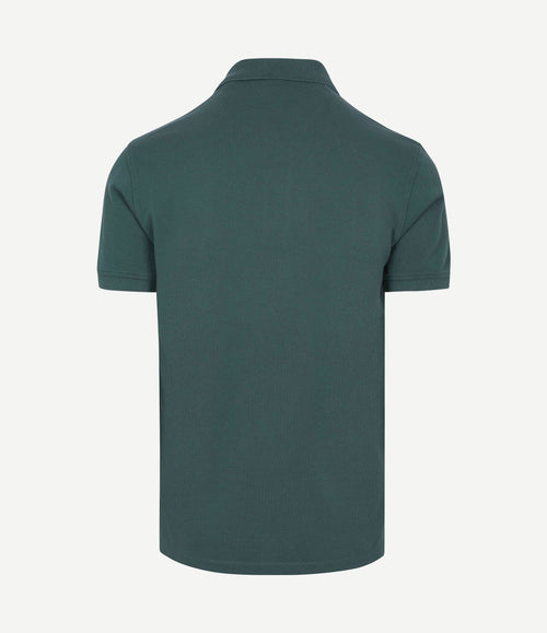 Piqué polo donkergroen
