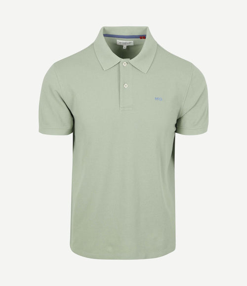 Piqué polo lichtgroen