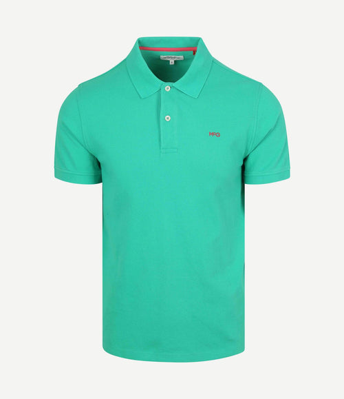 Piqué polo medium groen