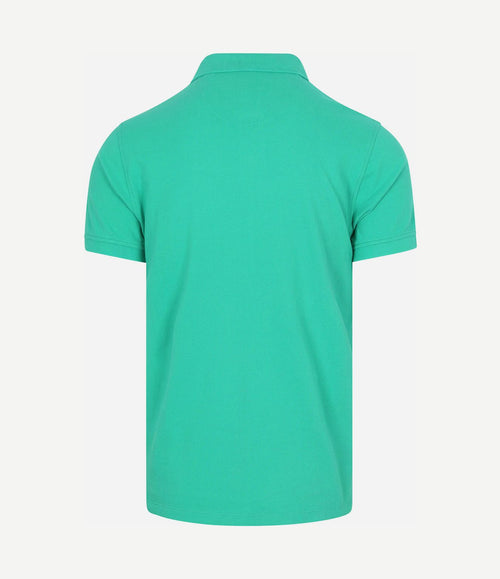 Piqué polo medium groen