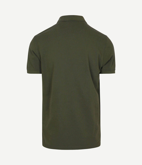 Piqué polo olijf