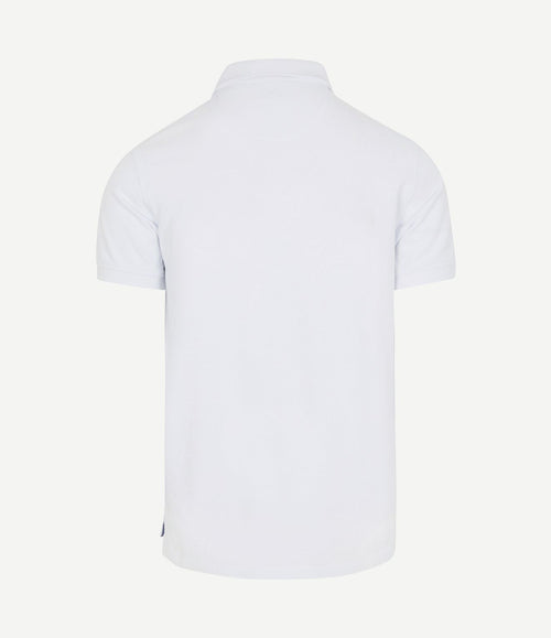 Piqué polo wit