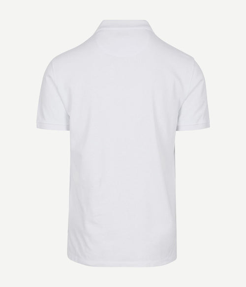 Piqué polo wit