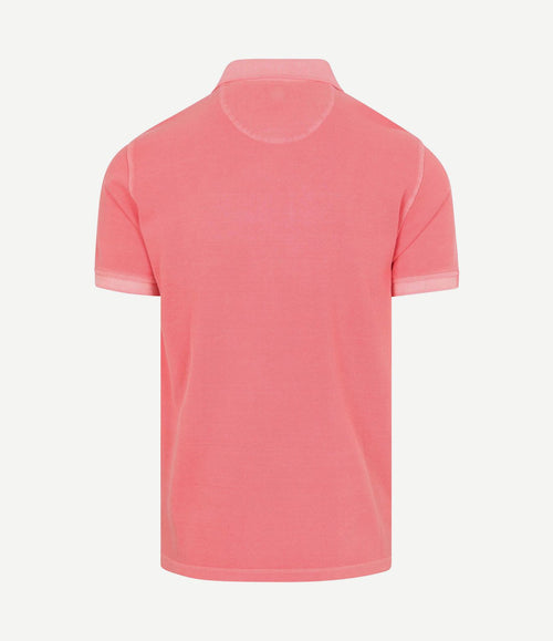 Piqué polo coral