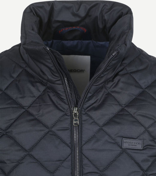 Quilted bodywarmer donkerblauw