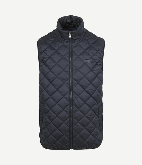 Quilted bodywarmer donkerblauw
