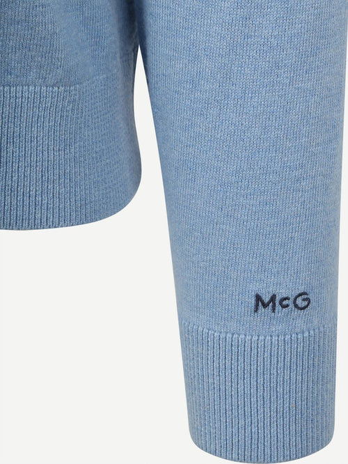 McGregor trui merino blend ice blauw | Regular-fit