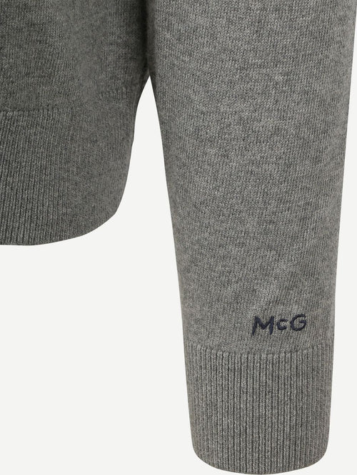 Trui merino blend grijs