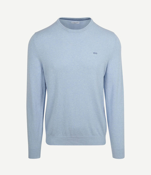 Trui cotton cashmere powder blauw