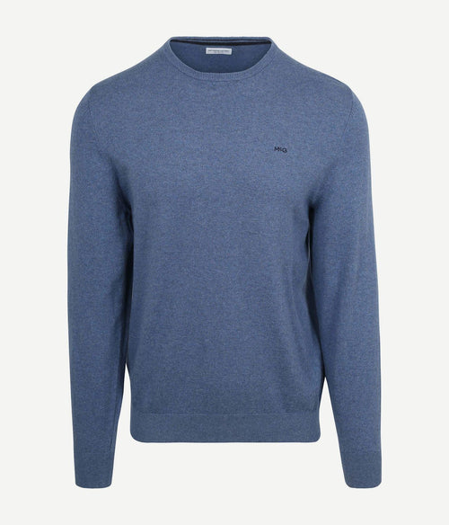 Trui cotton cashmere vintage blauw